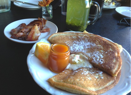 skillet pancake at hillbilly tea